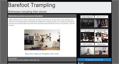 Desktop Screenshot of barefoot-trampling.com